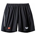 バタフライ Butterfly 卓球ゲームパンツ LOGOLINE HALF PANTS ロゴライン・ハーフパンツ 男女兼用 52000 ブラックサイズ:M【送料無料】