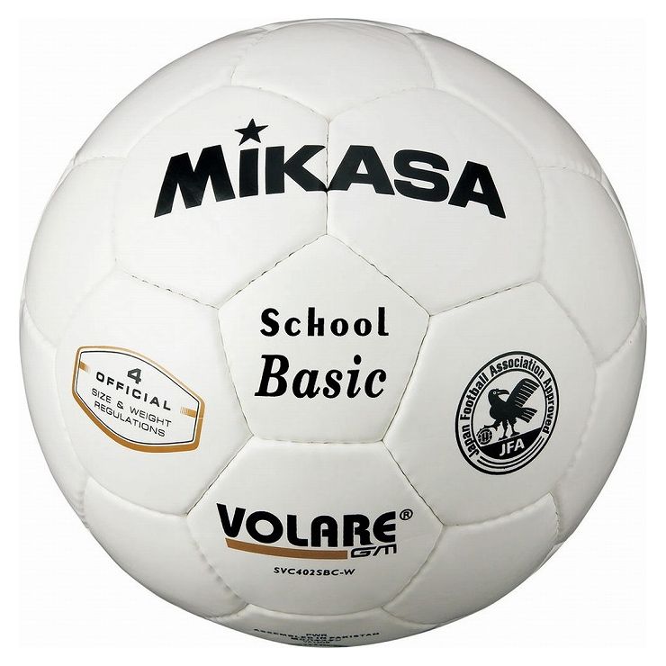 ミカサ(MIKASA) サッカーボール 検定球4号 ホワイト SVC402SBC 【カラー】ホワイト