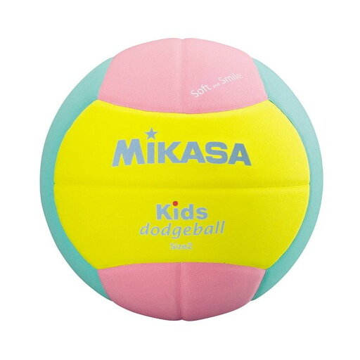 ミカサ(MIKASA) ドッジボール スマイルドッジボール2号 イエロー×ピンク SD20YP【送料無料】 ミカサ(MIKASA) ドッジボール スマイルドッジボール2号 イエロー×ピンク SD20YP【送料無料】