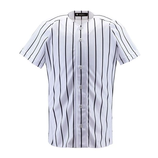 デサント(DESCENTE) ユニフォームシャツ ジュニアフルオープンシャツ(ワイドストライプ) JDB6000【送料無料】