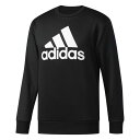 adidas(アディダス) M ESSENTIALS ライトクルーネックスウェット (裏毛) DJP50 【カラー】ブラック 【サイズ】J2XO【ポイント10倍】