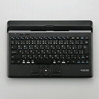 [ELECOM(エレコム)] スタンド付キーボード(トラックボール搭載) TK-DCP03BK(代引不可)【送料無料】