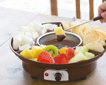 チョコレートフォンデュ メーカー Chocolate fondue maker CLV-340 ホームパーティ 卓上 チーズフォンデュ ばー【送料無料】