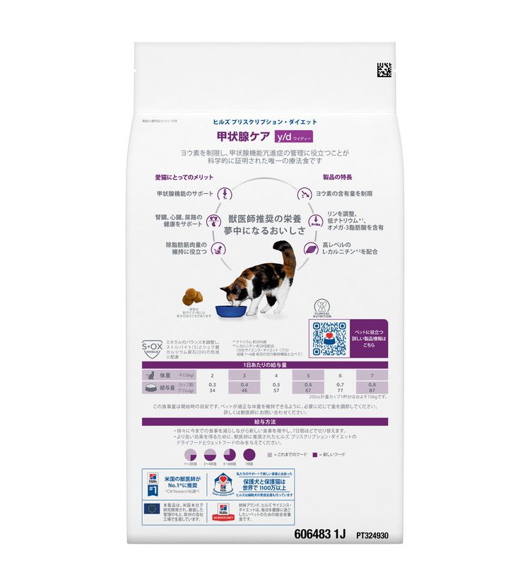 ヒルズ 療法食 猫 猫用 y/d プレーン 2kg プリスクリプション PRESCRIPTION DIET 食事療法食 Hill's【送料無料】