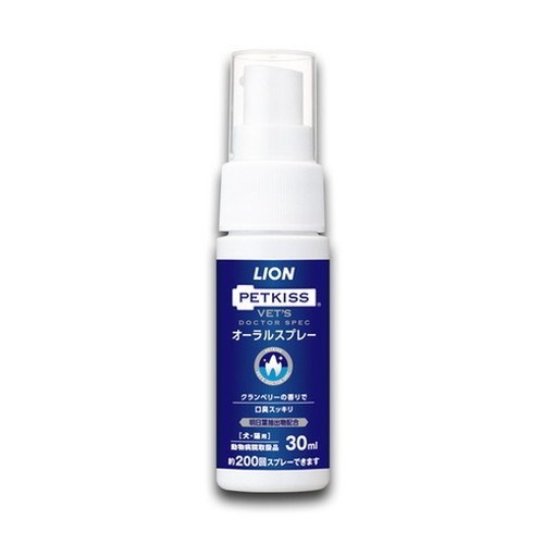 リコメン堂ペット館の【4個セット】 ライオンペット PETKISS ベッツドクタースペック オーラルスプレー 犬猫用 30ml【送料無料】｜アングル2