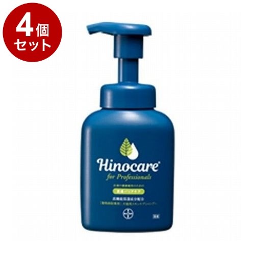 【4個セット】 バイエル薬品 ヒノケア for プロフェッショナルズ スキンケアシャンプー 犬猫用 200ml【..