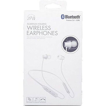Bluetooth ワイヤレスイヤホン ホワイト TA-BT2WH ハンズフリー 通話 イヤホンマイク