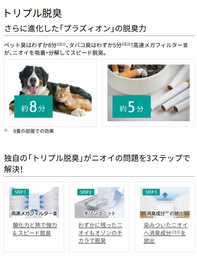 脱臭機 ペット臭対策 脱臭面積~10畳 プラズマイオン FUJITSU PLAZION プラズィオン 富士通ゼネラル DAS-15R ホワイト ブラック オゾン除菌【送料無料】