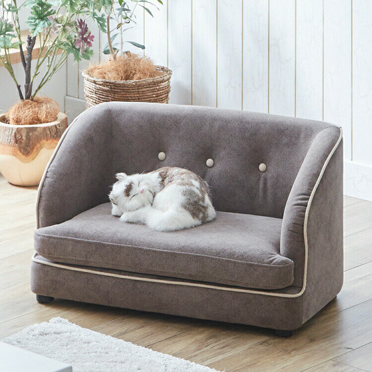 ペット用 猫 犬 ミニソファ 引っかき耐性 はっ水生地 シンプル ソファ ペットソファ ペット用ソファ 姫系 ペット 家具 ペット用家具 おしゃれ(代引不可)【...