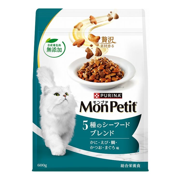 ネスレ日本 モンプチバッグ 5種シーフード 600g