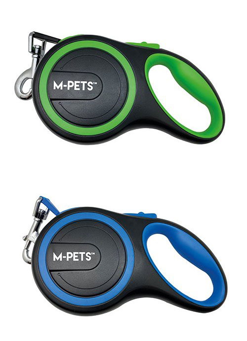 M-PETS エムペッツ 犬用 伸縮 リード S 長さ3m 散歩 さんぽ ワンタッチ 小型犬 中...
