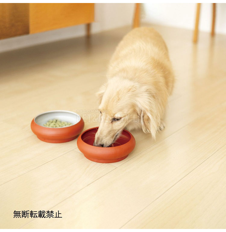 リコメン堂ペット館のOPPO オッポ TokoBowl for Food 犬用食器 L 390g 食器 エサ皿 エサやり 餌やり 陶器 こぼれにくい 常滑焼【送料無料】｜アングル3