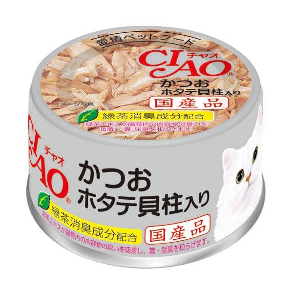 いなばペットフード チャオかつおホタテ貝柱入り85g