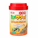 【商品詳細】ソフトで食べやすく、子ガメにも最適!!カルシウムたっぷりの川エビが入っているので主食とおやつとバランスよく与えることができます！お徳用!!!川エビとペレットをミックスした総合栄養フード【分類】定番品【給与方法】既定なし【賞味期限】30ヶ月【完成サイズ】175×105×105【原産国または製造地】台湾【諸注意】なし【送料について】北海道、沖縄、離島は送料を頂きます。