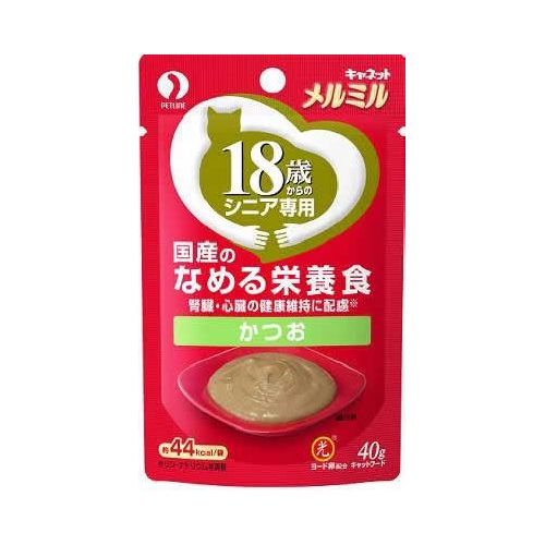 Rakuten - ペットライン キャネット メルミル18歳から かつお40g