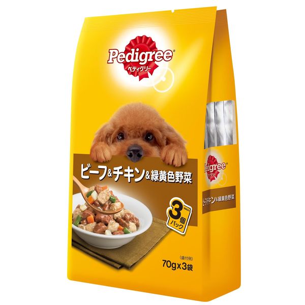 Natural - マースジャパンリミテッド P117 成犬用 ビーフチキン野菜70g×3