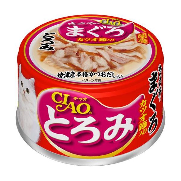 Premium - いなばペットフード チャオとろみ ささみまぐろカツオ節入A-42