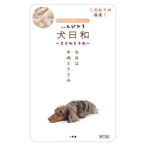 Natural - わんわん 犬日和レトルト ささみと牛肉 80g