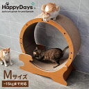 【レビュー報告で猫じゃらし2本】ペットプロ 猫用 キャットホイール Mサイズ ~15kgまで対応 爪とぎ 段ボール ストッパー付 固定できる 静音 静音設計 ス...