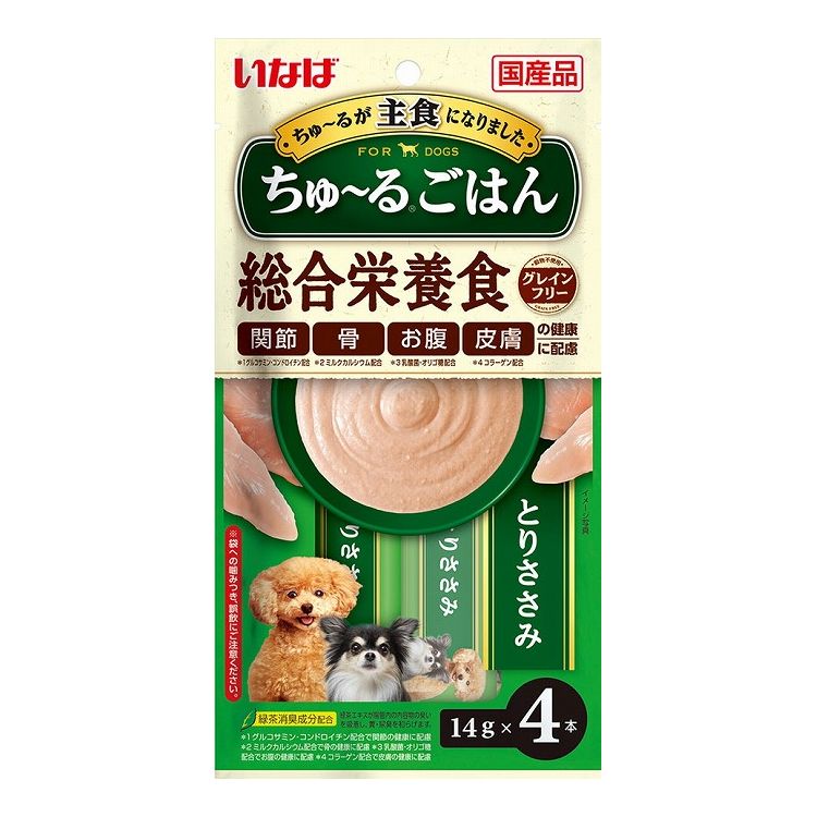 樂天商城 - いなばペットフード いなば ちゅ~るごはん とりささみ 14g×4本