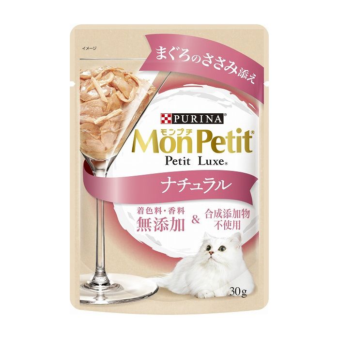 樂天商城 - ネスレ日本 ネスレピュリナペットケア Mon Petit モンプチ プチリュクス ナチュラル まぐろのささみ添え 30g