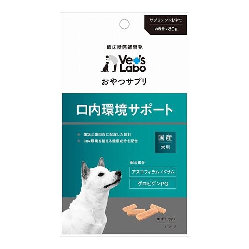 樂天商城 - ジャパンペットコミュニケーションズ おやつサプリ 成犬用 口内環境サポート 80g