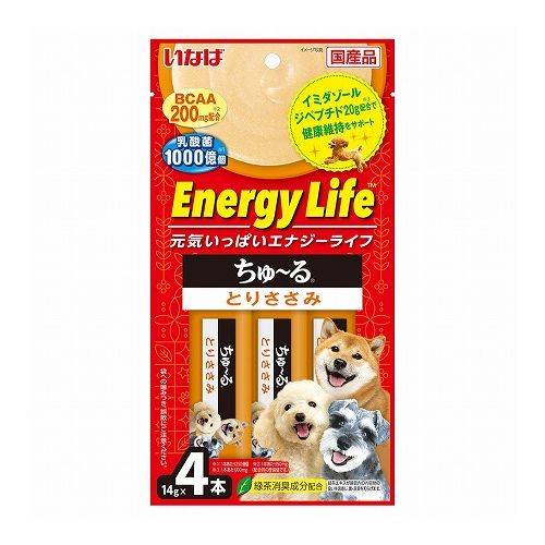 いなばペットフード いなば EnergyLifeちゅ~る とりささみ 14g×4本