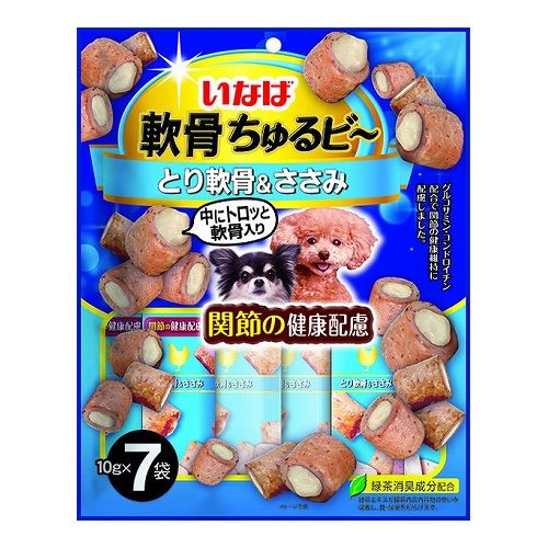 いなばペットフード いなば 軟骨ちゅるビ~ とり軟骨&ささみ 10g×7袋