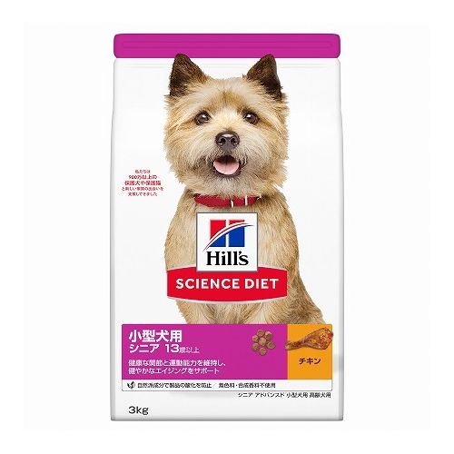 【取り寄せ品のご注意事項（ご注文前にご確認ください）】・本商品は原則注文後のキャンセルはお受けできません。・本商品と他商品で同梱注文をいただき、仮に他商品が完売等でご用意できない場合でも本商品は発送させていただきます。・本商品を複数（2点以上）注文いただき、完売等で注文数のご用意できない場合でもご用意できた数量は発送させていただきます。【商品説明】商品説明健康な関節と運動能力を維持し、健やかなエイジングをサポート・高品質な魚油由来のEPA※を含み、健康で活発な運動能力を維持・カルシウムやグルコサミン、コンドロイチン硫酸を含み、健康な骨や関節をサポート・ナトリウムとリンの量を適切に調整し、腎臓と心臓の健康を維持・高品質で消化に良い自然素材を使用し、健康的な便に配慮※オメガ3脂肪酸の一種・原材料(成分)トリ肉(チキン、ターキー)、トウモロコシ、小麦、米、玄米、大麦、オート麦、動物性油脂、トリ肉エキス、植物性油脂、魚油、ポークエキス、ビートパルプ、亜麻仁、トマト、柑橘類、ホウレンソウ、ミネラル類(カルシウム、ナトリウム、カリウム、クロライド、銅、鉄、マンガン、セレン、亜鉛、ヨウ素)、乳酸、アミノ酸類(タウリン、メチオニン、リジン)、ビタミン類(A、B1、B2、B6、B12、C、D3、E、ベータカロテン、ナイアシン、パントテン酸、葉酸、ビオチン、コリン)、カルニチン・賞味／使用期限(未開封)※仕入れ元の規定により半年以上期限の残った商品のみ出荷致します20ヶ月・原産国または製造地チェコ・保存方法別途パッケージに記載・メーカー名日本ヒルズ・コルゲート 株式会社【送料について】北海道、沖縄、離島は送料を頂きます。