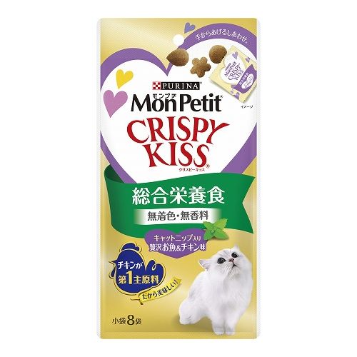 ネスレ日本 ネスレピュリナペットケア モンプチ クリスピーキッス 総合栄養食 キャットニップ入り贅沢..