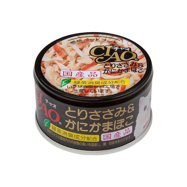 Other Wet Food - 【6個セット】 CIAO とりささみ&かにかまぼこ 85g x6