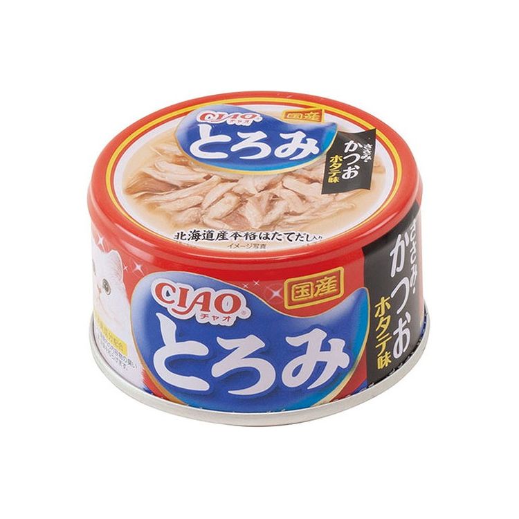 【12個セット】 CIAO とろみ ささみ・かつお ホタテ味 80g