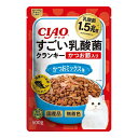 【5/16 1:59まで!10%OFFクーポン配布中!】【8個セット】 CIAO すごい乳酸菌クランキー かつお節入り かつおミックス味 500g x8【送料無...
