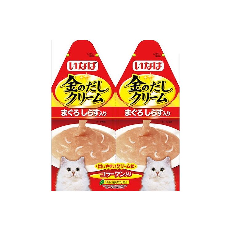樂天商城 - 【24個セット】 いなば 金のだしクリーム まぐろ しらす入り 60g (30g×2)【送料無料】