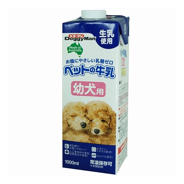 【10個セット】 ドギーマン ペットの牛乳 幼犬用 1000ml x10【送料無料】 1