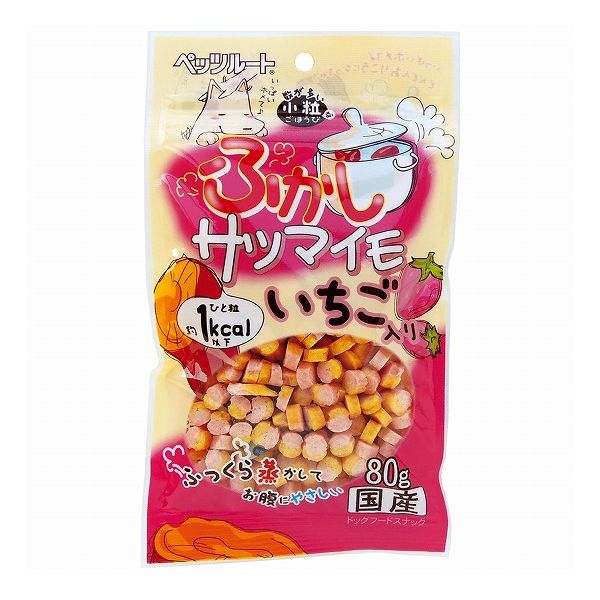 樂天商城 - 【6個セット】 ペッツルート ふかしサツマイモ いちご入り 80g x6【送料無料】
