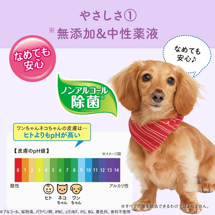 【4個セット】 エリエールペット キミおもい ウエットティシュ— ノンアル 60×3 ペ...
