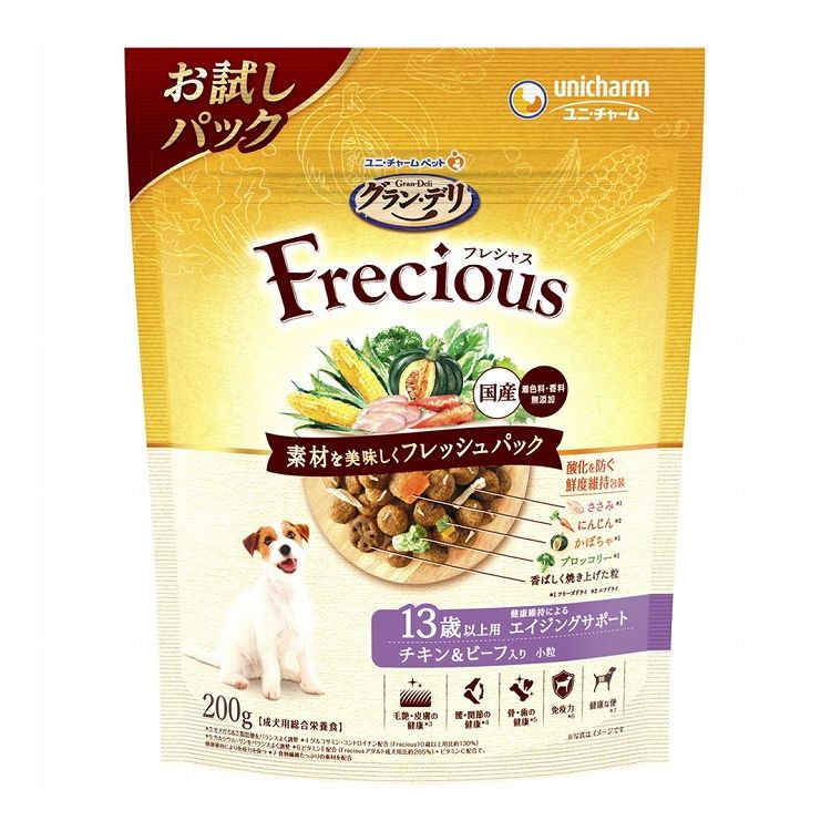 樂天商城 - ユニチャーム グラン・デリ フレシャス 13歳以上用 チキン&ビーフ入り 200g