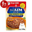 【8個セット】 CIAO forAIMクランキー かつお節入り チキン味 170g【送料無料】