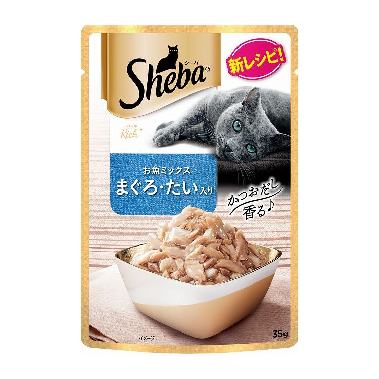 シーバ リッチ お魚ミックス まぐろ・たい入り 35g