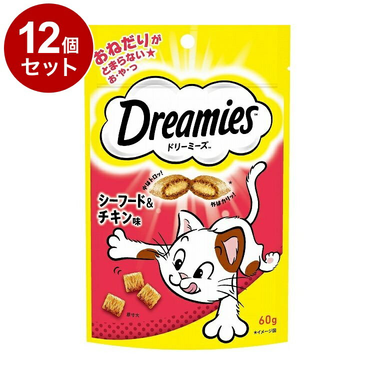 乐天商城 - 【12個セット】 ドリーミーズ シーフード&チキン味 60g【送料無料】