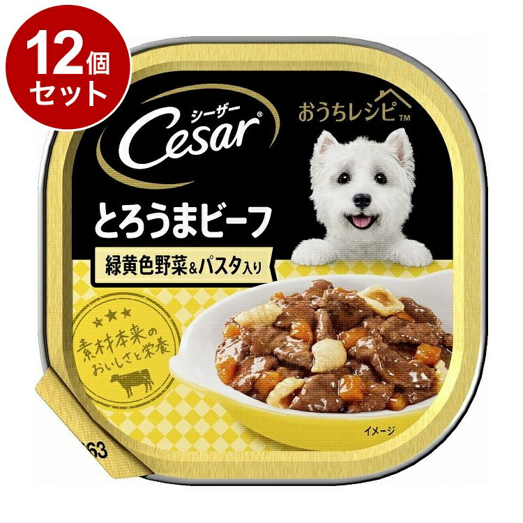 樂天商城 - 【12個セット】 シーザー おうちレシピ とろうまビーフ 緑黄色野菜&パスタ入り 100g【送料無料】