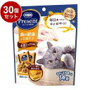 【30個セット】 日本ペットフード コンボ プレゼント キャット おやつ 歯の健康と口臭ケア お肉ミックス味 42g【送料無料】