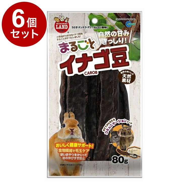 【6個セット】 マルカン まるごとイナゴ豆 80g【送料無料】
