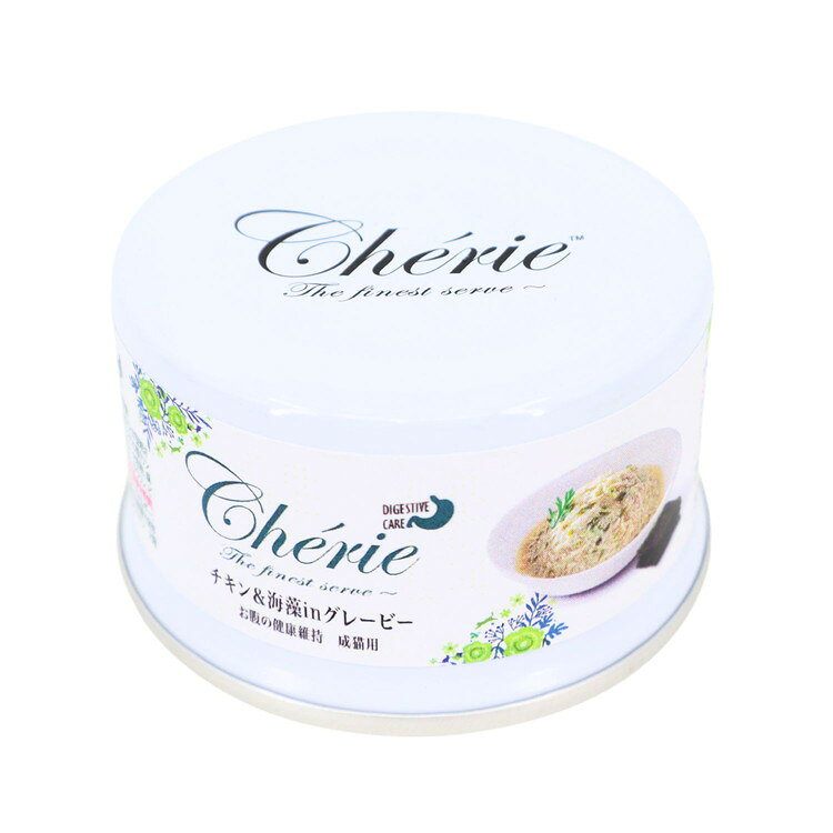 ペットプロ HappyDays Cherie チキン&海藻inグレービー お腹の健康維持 成猫用 80g
