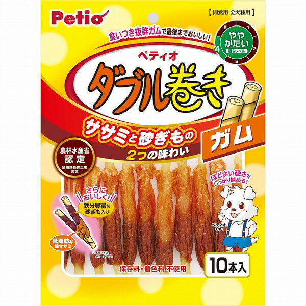 Shoe Shape - 【12個セット】 ペティオ ダブル巻き ガム 10本入【送料無料】