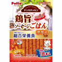 【4個セット】 ペティオ デリカテッセン 総合栄養食 鶏旨 ミニソーセージごはん ササミ 18本入