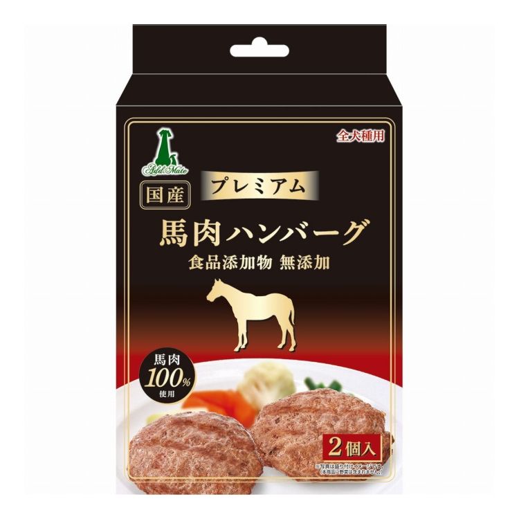 樂天商城 - アドメイト プレミアム 馬肉ハンバーグ 2個入