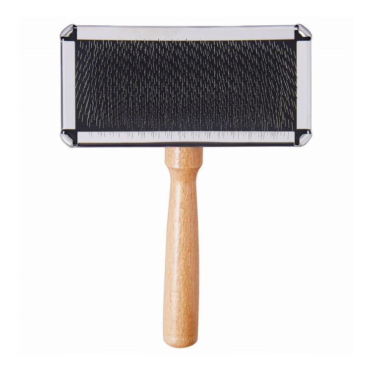 アドメイト 持ち手がロングで持ちやすい プロフェッショナルスリッカーブラシ L【送料無料】