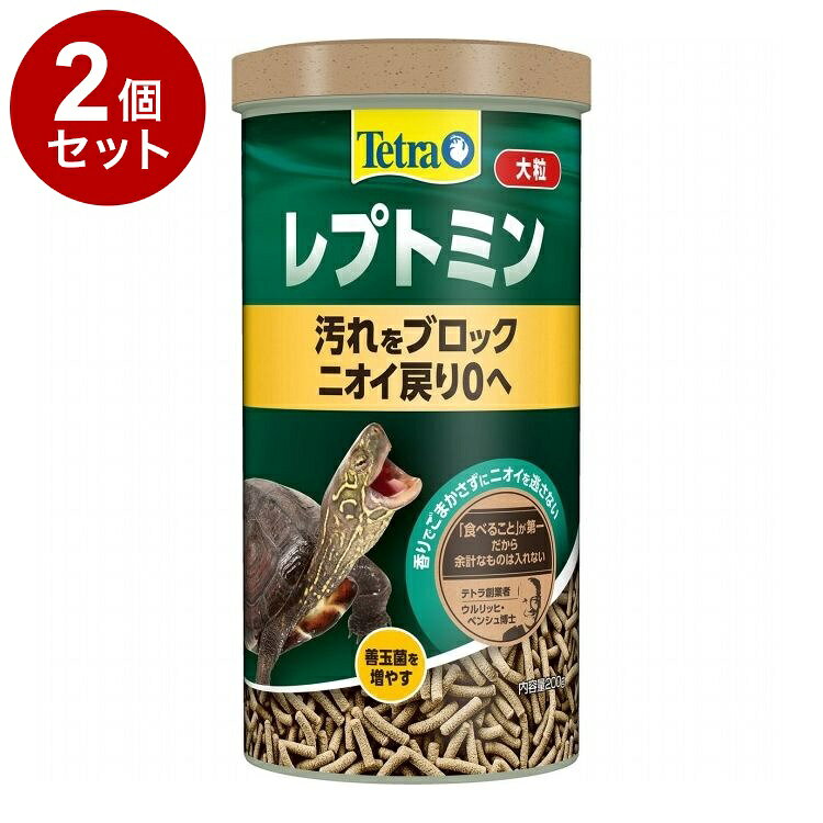 【2個セット】 テトラ レプトミン 大粒 200g